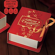 Caixa de Doces Natal Clássico: Elegância para 6 Doces - imagem 2