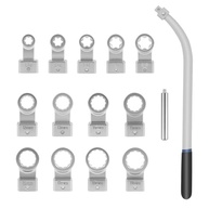 Kit 15 Peças Tensor Correia Auxiliar Universal: Chaves Hexagonais e Dodecagonais para Ajuste Preciso - imagem 2