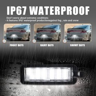 Luz de Placa LED Xenon 6000K para Dodge Charger, Challenger, Chrysler 300/Pacifica e Jeep Compass (2015-2023) - imagem 5