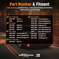 Kit 8 Injetores de Combustível maXpeedingrods 05037479AA para Dodge Ram, Chrysler 300 5.7L - Alta Performance e Economia - imagem 3
