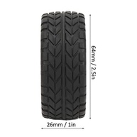 Pneus de Borracha Domary para Carros Esportivos 1/10: Grip Superior e Durabilidade (Amarelo) - imagem 3