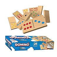 Dominó de Madeira: Diversão em Família! - imagem 1