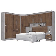Dormitório Modulado Georgia 1,38m: Seu Quarto Completo! - imagem 1