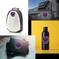Adesivo Caveira Mexicana Vibrante - Dia dos Mortos Vinil Premium 12cm - Carros, Laptops e Mais! - imagem 5