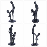 Escultura de Pai e Filha em Resina - Decoração e Presente Significativo para Dia dos Pais - imagem 5