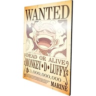 One Piece - Wanted Yonko Luffy (MDF com Tecido Brilhoso) - Decore com Estilo o Rei dos Piratas - imagem 5