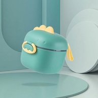 Pote Plástico Porta Leite em Pó para Bebês com Dosador e Nivelador - Seguro, Livre de BPA (Verde) - imagem 5