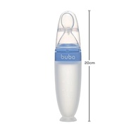 Colher Dosadora em Silicone com Ventosa Azul - Segura, Higiênica e Prática para Bebês - imagem 3