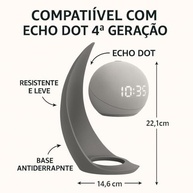 Suporte Lua para Echo Dot 4ª e 5ª Geração: Design Moderno, Ecológico e Estável - imagem 5
