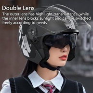 Capacete Retrô Meio Capacete Vintage Estilo Boné de Baseball - Segurança DOT/ECE - imagem 4