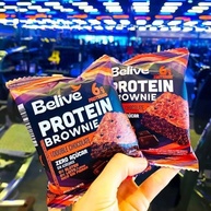 Brownie Proteico Double Chocolate Sem Açúcar Sem Glúten Sem Leite Belive 40g - imagem 3