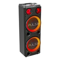 Caixa de Som Torre Pulse Double 12" 2300W Bluetooth PS736: Som Potente e Iluminação LED para Suas Festas! - imagem 1
