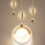 Arte de Parede Dourada Moderna emoldurada - Conjunto de 3 Peças de Luxo para Sala de Estar - imagem 5