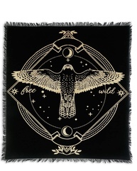 Pano de Altar Sagrado com Coruja Dourada - Tecido 100% Algodão para Wicca, Tarot e Práticas Espirituais - imagem 1