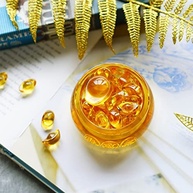 Bacia de Tesouro Dourada de Vidro com Lingotes Yuan Bao - Simbolismo de Riqueza e Prosperidade para Casa e Escritório - imagem 5