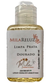 Limpa Dourado e Prata MilaReluz - 40ml | Brilho Reluzente para Jóias e Semijóias - imagem 1