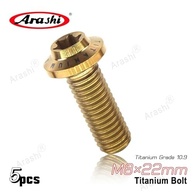 Parafusos Titânio Torx Dourado Arashi M8x22mm para Yamaha MT03, FZ03, R3 (2015-2021) - Upgrade Premium - imagem 3
