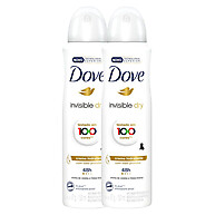 Dove Invisible Dry: Kit com 2 Desodorantes Sem Manchas - imagem 1