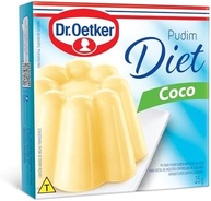 Dr. Oetker Pudim Diet Sabor Coco, Pó para Preparo de Sobremesa, Consistência Cremosa e Sabor Delicioso, 25g - imagem 1
