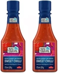 02 Molho De Pimenta Sweet Chili Agridoce Blue Dragon Sakura 175ml - imagem 1