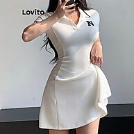 Vestido Lovito: Elegância Casual com Drapeado - imagem 2