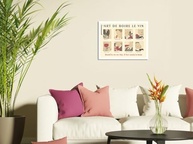 Pôster Vintage The Art of Drinking Wine - Arte Decorativa em Papel Premium 23x30cm - imagem 3