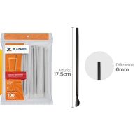 Canudo Colher 6mm: 1200 Unidades para Drinks! - imagem 2