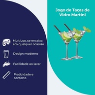 Taças Martini 225ml: Elegância para Seus Drinks! - imagem 2