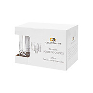 Copos de Vidro Simetria 6 Peças 360ml: Elegância e Qualidade para Seus Drinks - imagem 2