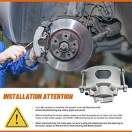 Conjunto de Pinças de Freio a Disco Dianteiras DRIVESTAR 184043/184044 - Compatível com Buick Apollo, Oldsmobile Omega, Chevrolet Camaro, Firebird e Nova - imagem 4