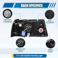 Farol LED DRL para Ford Ranger 2001-2011: Iluminação Moderna e Estilo Inconfundível - imagem 5