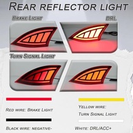 Kit Luz de Neblina Sequencial para Lexus IS (2014-2020) - Freio e DRL em LED Vermelho - imagem 3