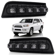 Kit Farol de Neblina LED Toyota 4Runner 2010-2013: DRL Branco e Seta Âmbar Integrada - imagem 2
