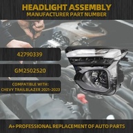 Farol de LED DRL Dasbecan para Chevy Traiblazer 2021-2023 (Lado Esquerdo) - Design Moderno e Segurança - imagem 3