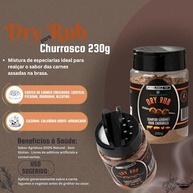 Tempero Gourmet Dry Rub Mistura Secos para Churrasco 230g - imagem 4