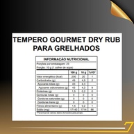 Tempero Gourmet para Grelhados Dry Rub Mistura Seca de Ervas e Especiarias Seco Aromático 110g - imagem 3