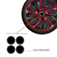 Jogo de Calotas DS4 Red Cup Aro 14 para Gol, Voyage, Fox, Saveiro e Mais + Selo Resinado - imagem 3