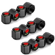 Dsycar Tampas de Válvula de Pneu: Proteção e Estilo em Alumínio Anodizado (12 Peças) - imagem 2
