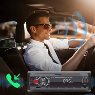 Som Automotivo FINYQBET 1DIN: Bluetooth, Dual USB Carregamento Rápido e Controle no Volante - imagem 4