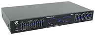 Rockville REQ20: Equalizador Gráfico Pro Dual 10 Bandas com Medidores VU - imagem 3
