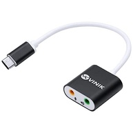 Adaptador Vinik P2 Duas Vias para USB-C: Fone + Microfone para Celular e Mais! - imagem 2