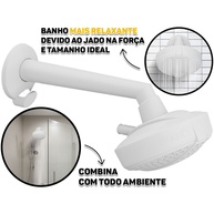 Ducha de Parede Tigre 4" para Área Externa: Limpeza Fácil na Praia ou Piscina - imagem 1