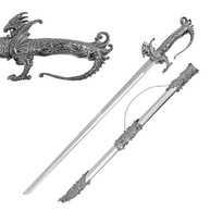 Saint George Dragon Saber - Espada de Fantasia para Colecionadores - Lâmina Dull em Aço Inoxidável - imagem 1