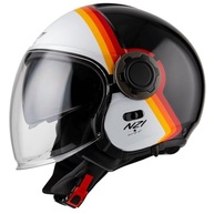 Capacete Nzi Ringway Duo Skyline Preto/Branco: Estilo, Segurança e Conforto para Sua Pilotagem Urbana - imagem 3