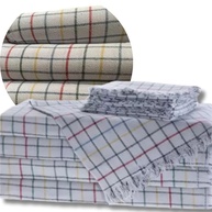 Kit com 10 Panos de Chão Algodão Malha Dupla 43x68cm - Alta Absorção e Durabilidade para Limpeza Doméstica e Profissional - imagem 1