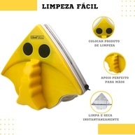 Limpador de Vidro Magnético Profissional UseFull - Dupla Face com Imã para Janelas Externas e Apartamentos - imagem 4