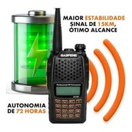 Rádio Comunicador UV-6R 7W: Dupla Banda VHF/UHF, Bateria Lítio e Lanterna LED para Aventura e Trabalho - imagem 3