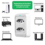 Kit 2 Protetores Elétricos Intelbras EPS302: Segurança e Dupla Tomada para Seus Aparelhos - imagem 3