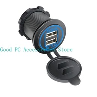 Tomada USB Dupla à Prova D'água: Carregue com Segurança! - imagem 2