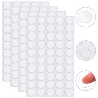 200 Adesivos Dupla Face Transparentes 1cm - Ideal para Fixação de Pavios em Velas - imagem 2